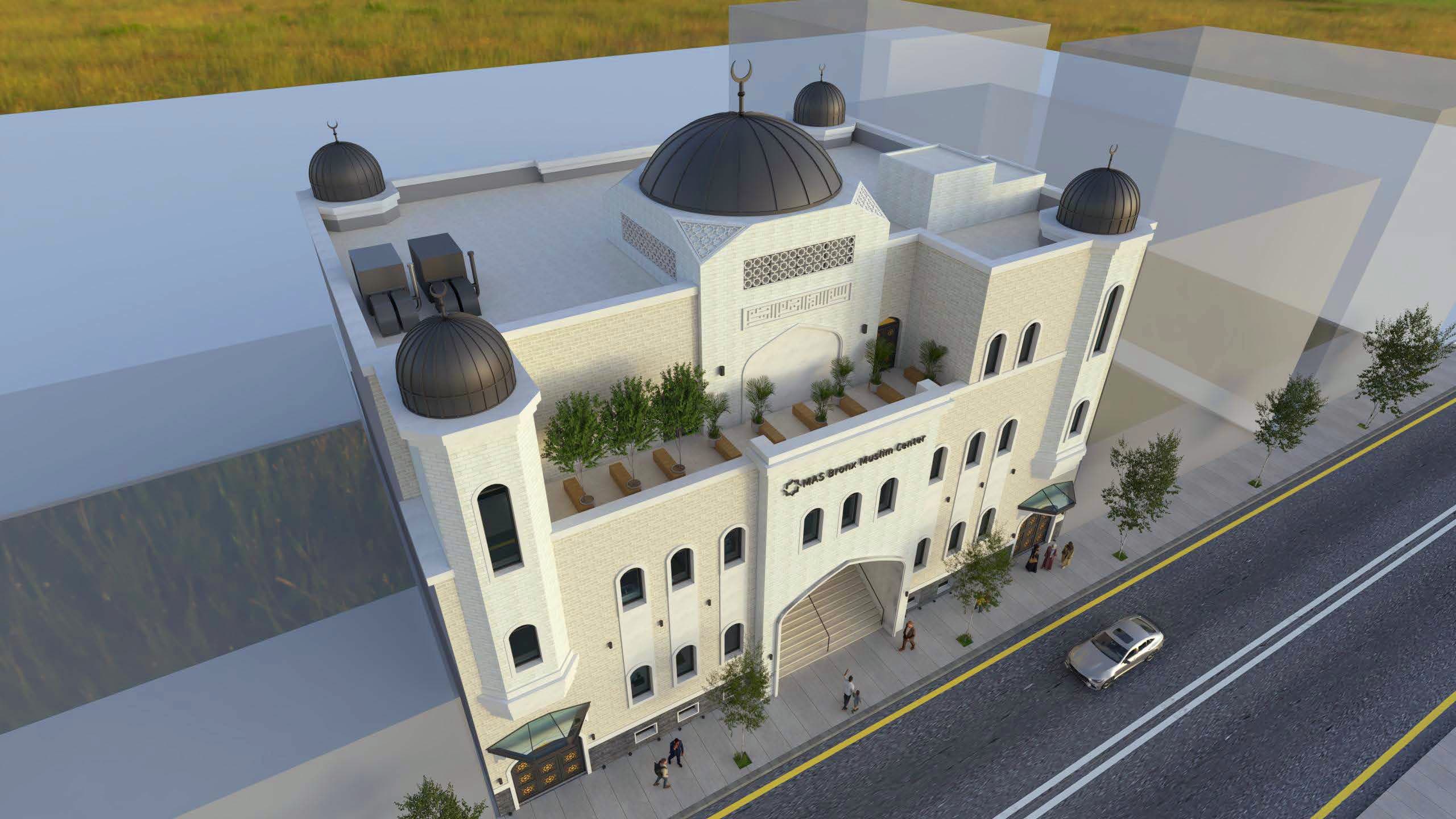 New Bronx Muslim Center - Exterior View