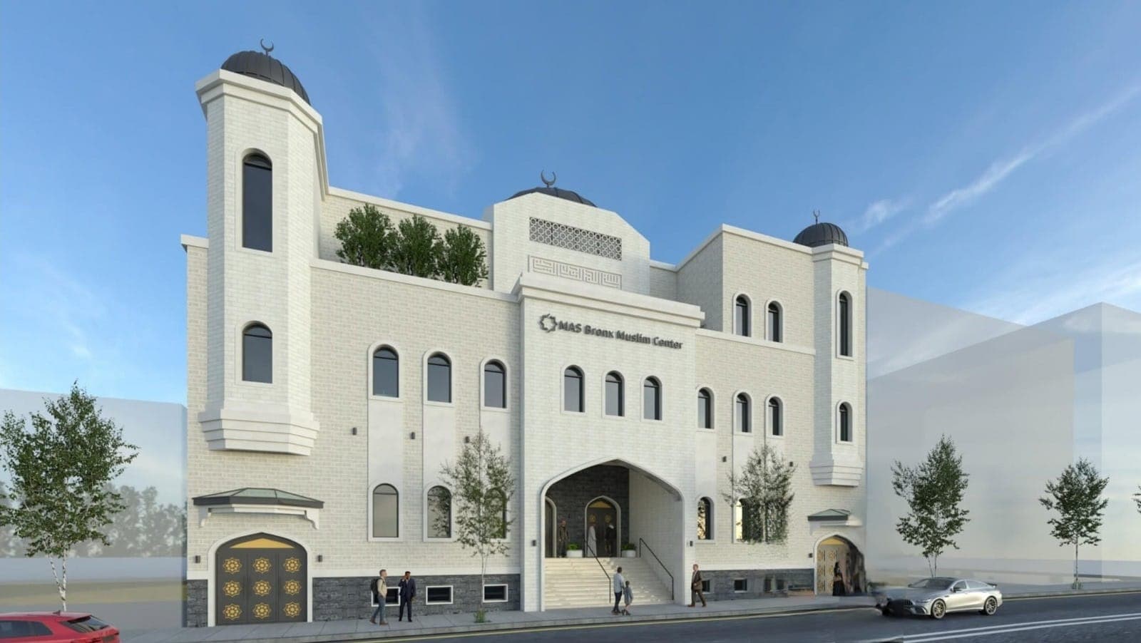 New Bronx Muslim Center - Exterior Rendering